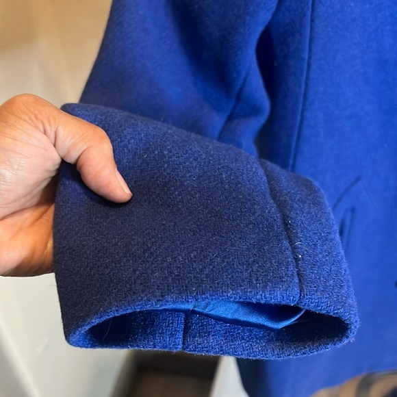 Banana Republic Blue Pea Coat - Picture 7 of 16